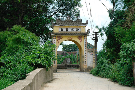Ancient architectural characteristics in old village